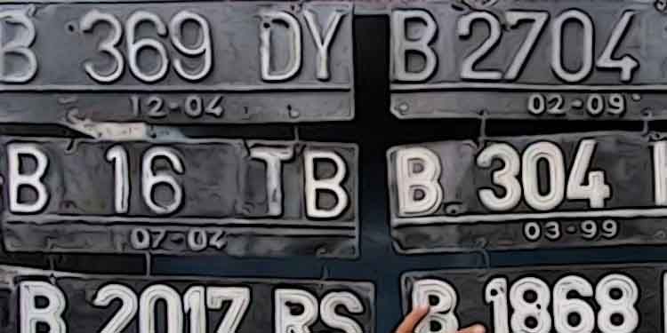 Bolehkah Plat Nomor Motor Dipasang Sembarangan ?