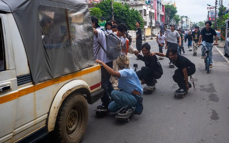 Looking Inside the Go Skate Day in Northeast India