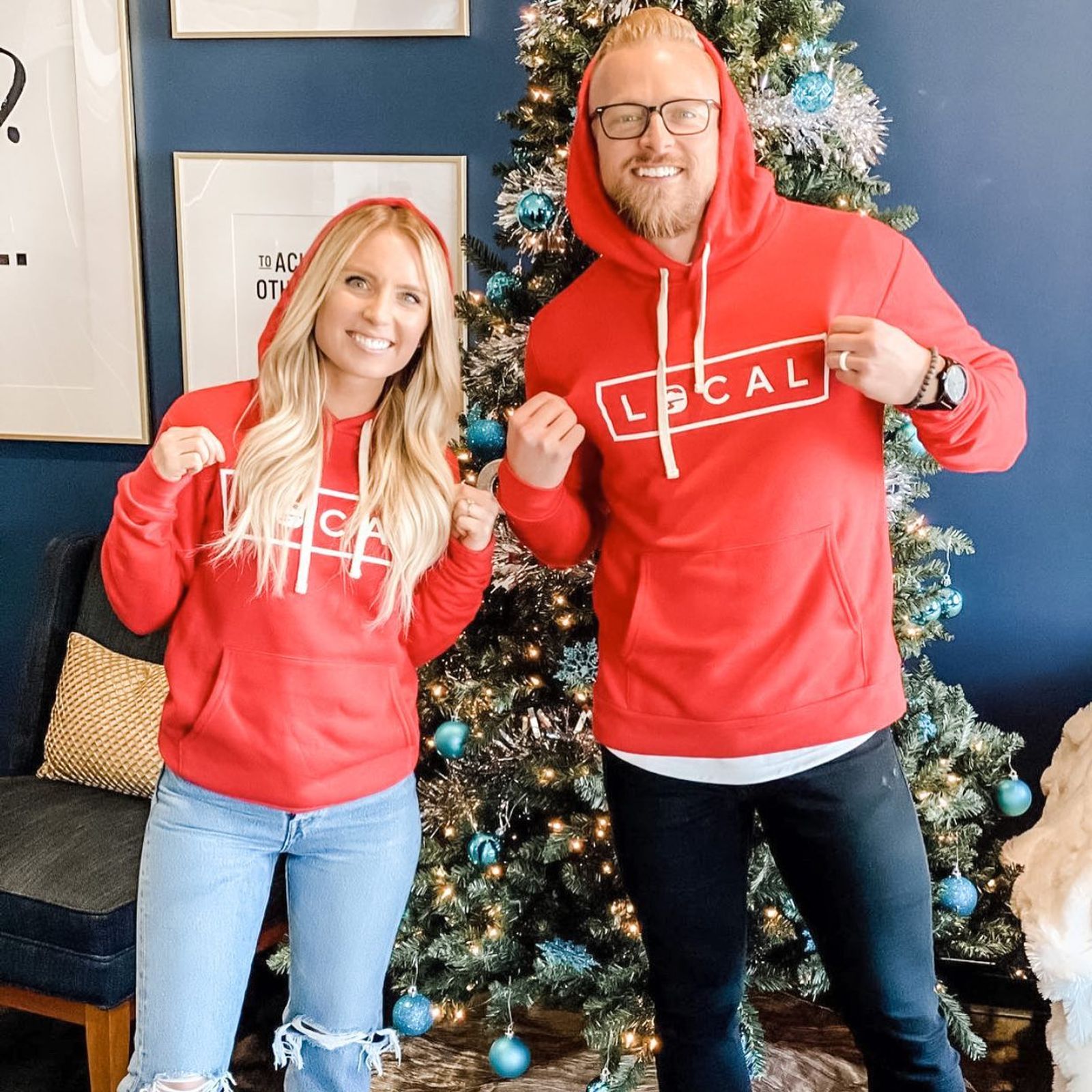Special RED edition Local hoodies in Meridian.