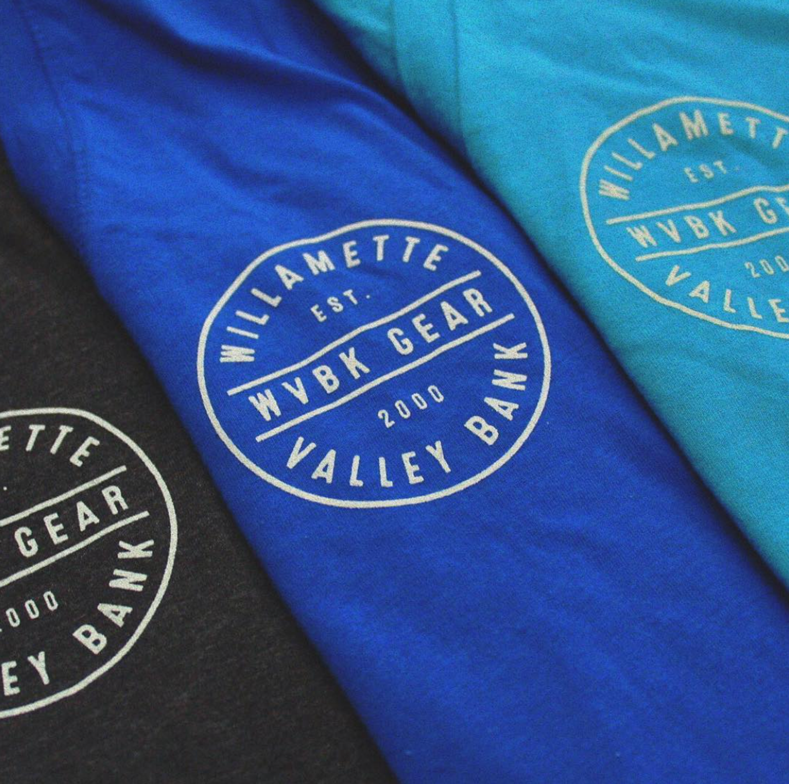 "WVBK Gear" t shirt in various colors.