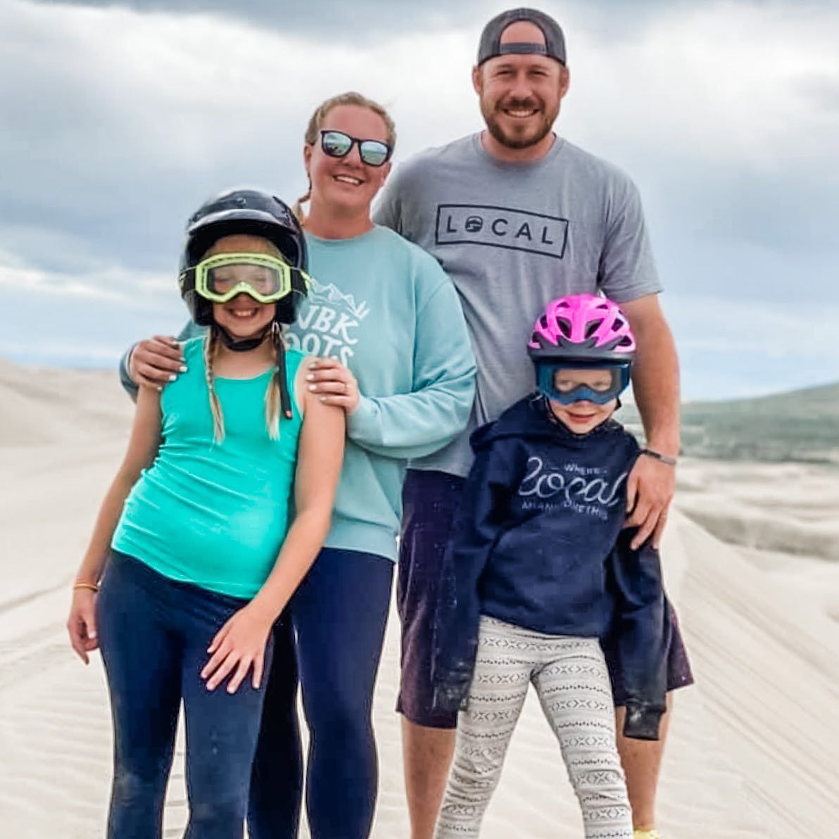 Family decked out in WVBK Gear.