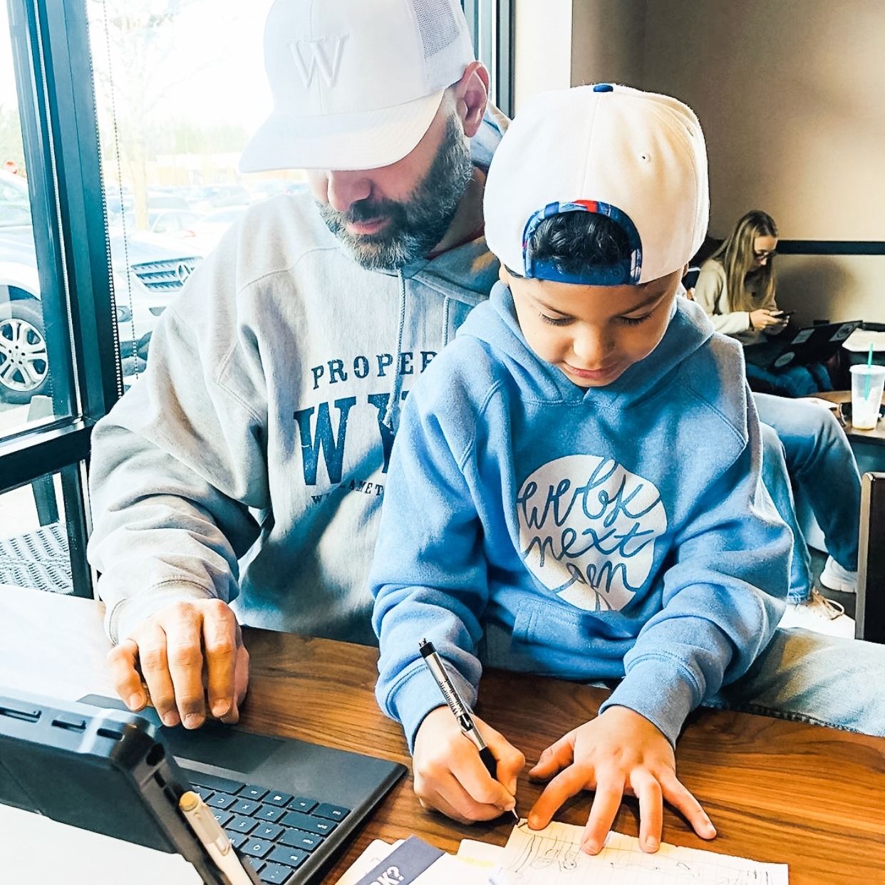 Two generations of WVBK family.