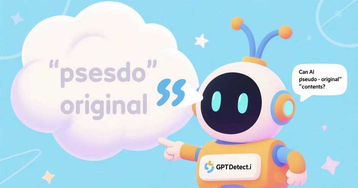 Can AI Detector detect "pseudo-original" content? GPTDetect.ai tells you