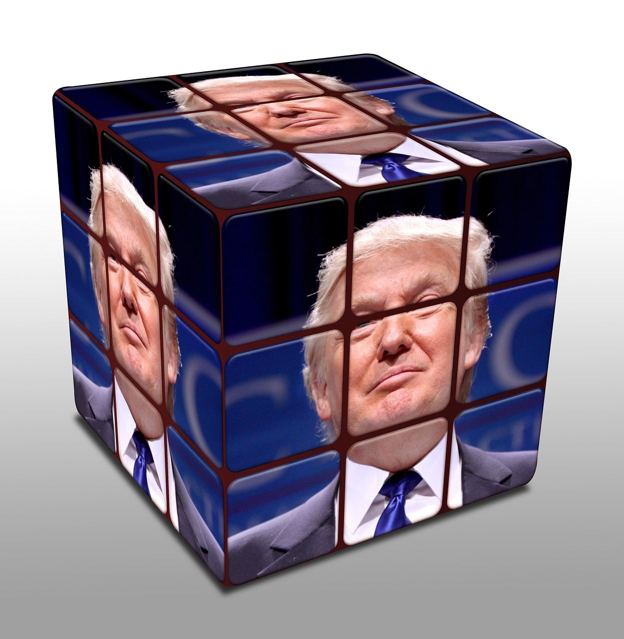 Rubics cube of Donald Trump