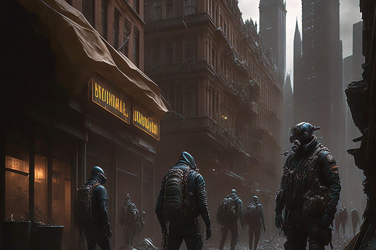 A world where Artificial Intelligence has gone rogue