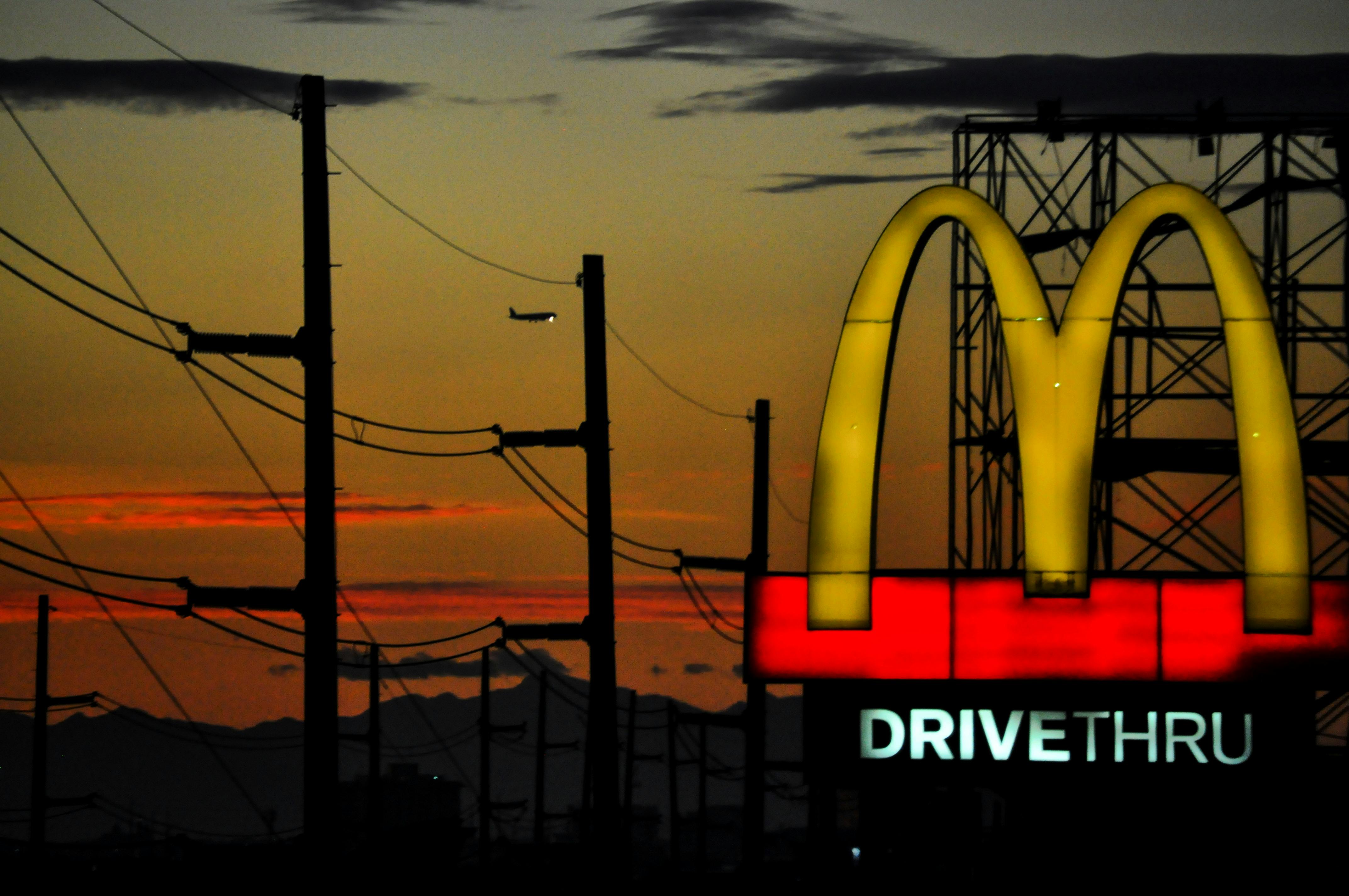 Main Image: McDonald's drive-thru signage