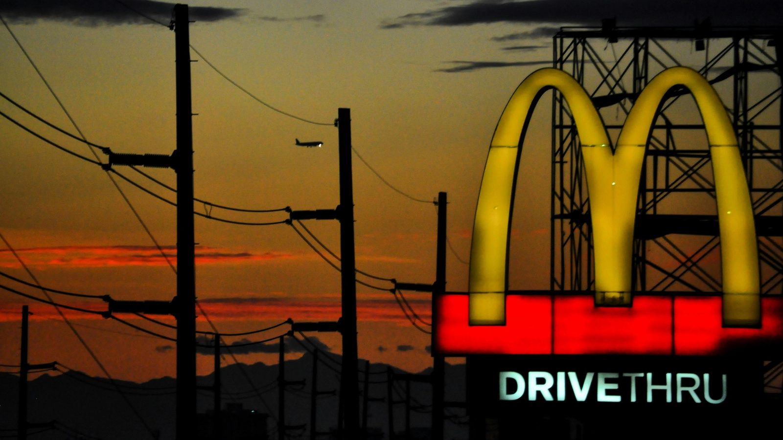 Main Image: McDonald's drive-thru signage