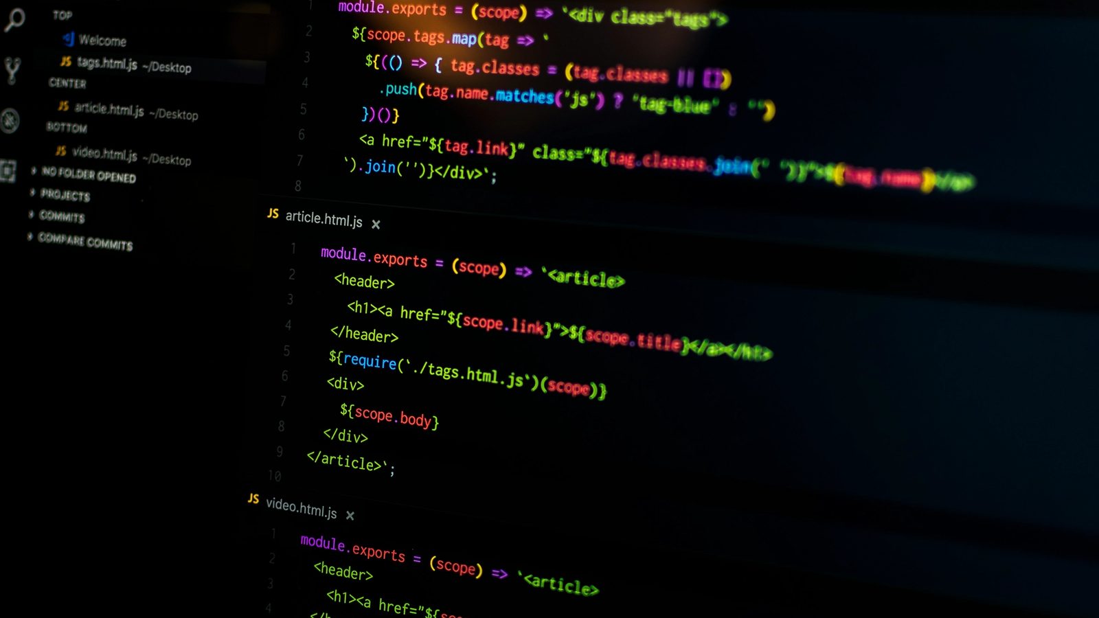 Main Image: Computer screen showing some code in an IDE