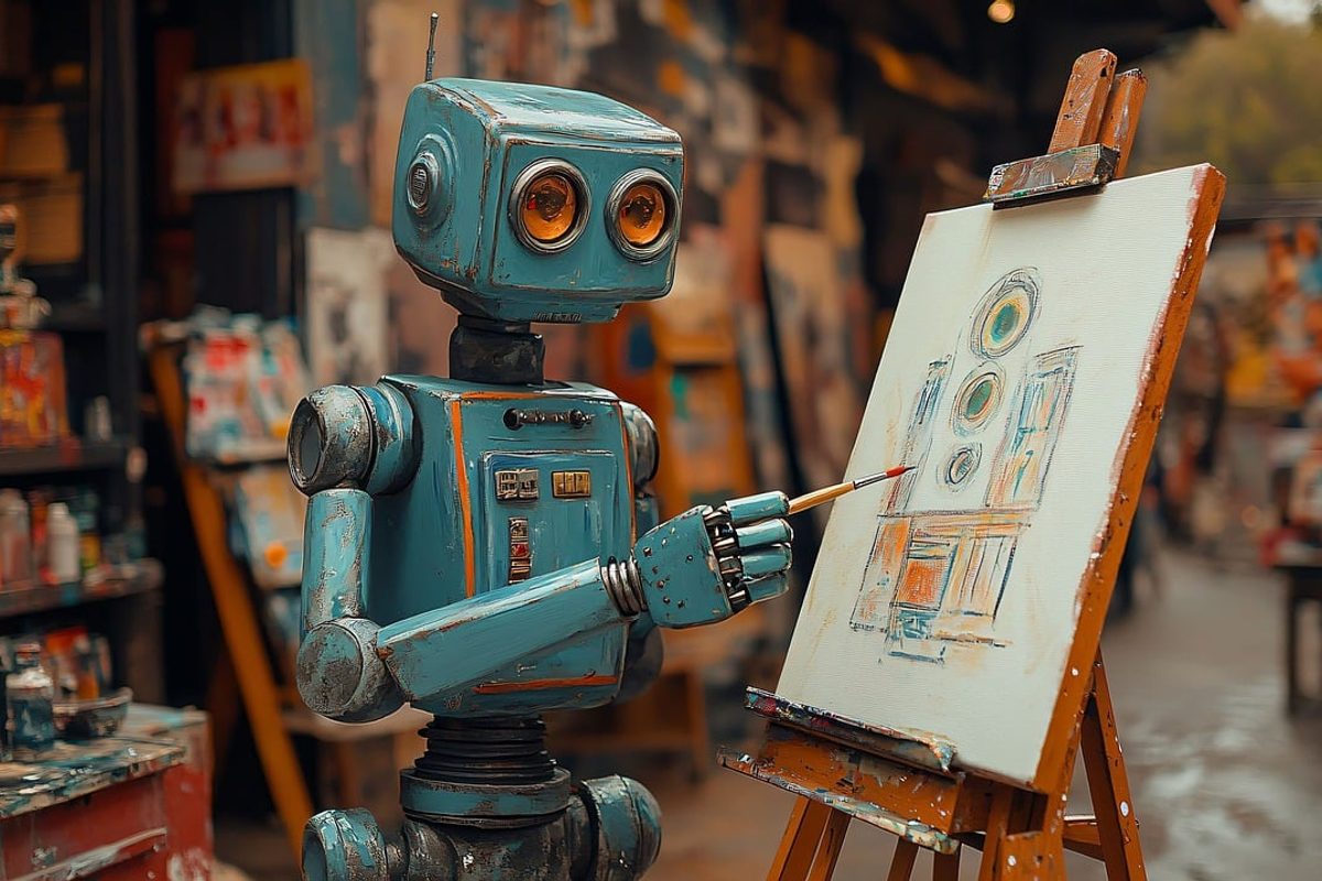 An AI generated robot