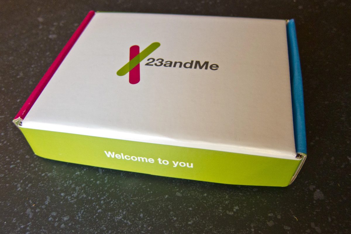 23andMe testing kit