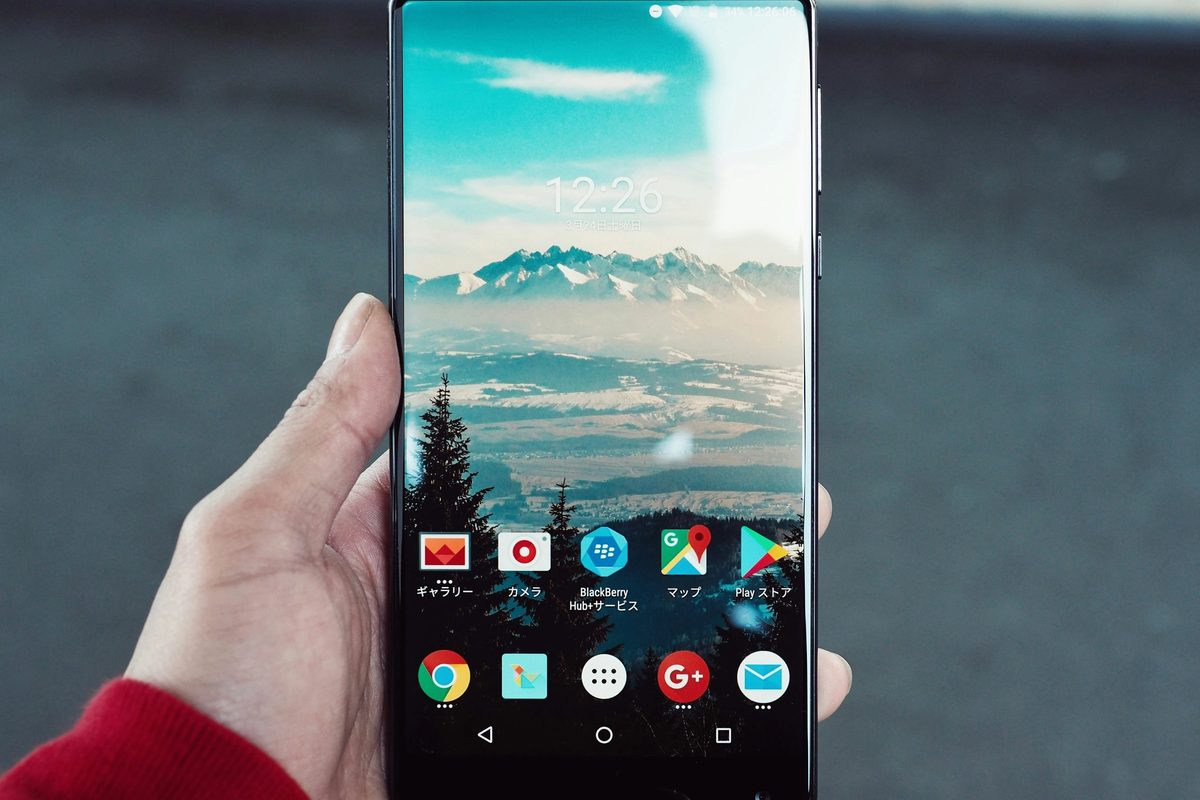 Sonny Xperia phone running Android OS