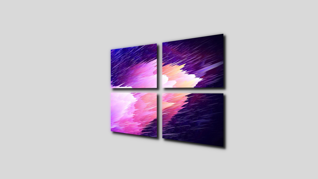 Main Image: Purple Microsoft Windows logo