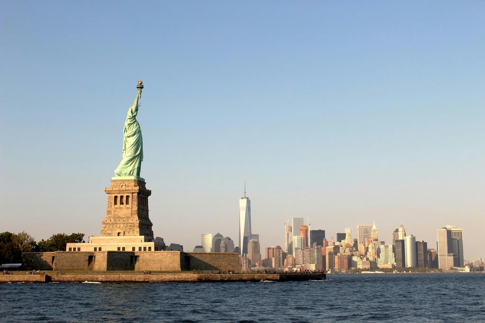 Main Image: An image of the Statue of Liberty taken from the Staten Island Ferry