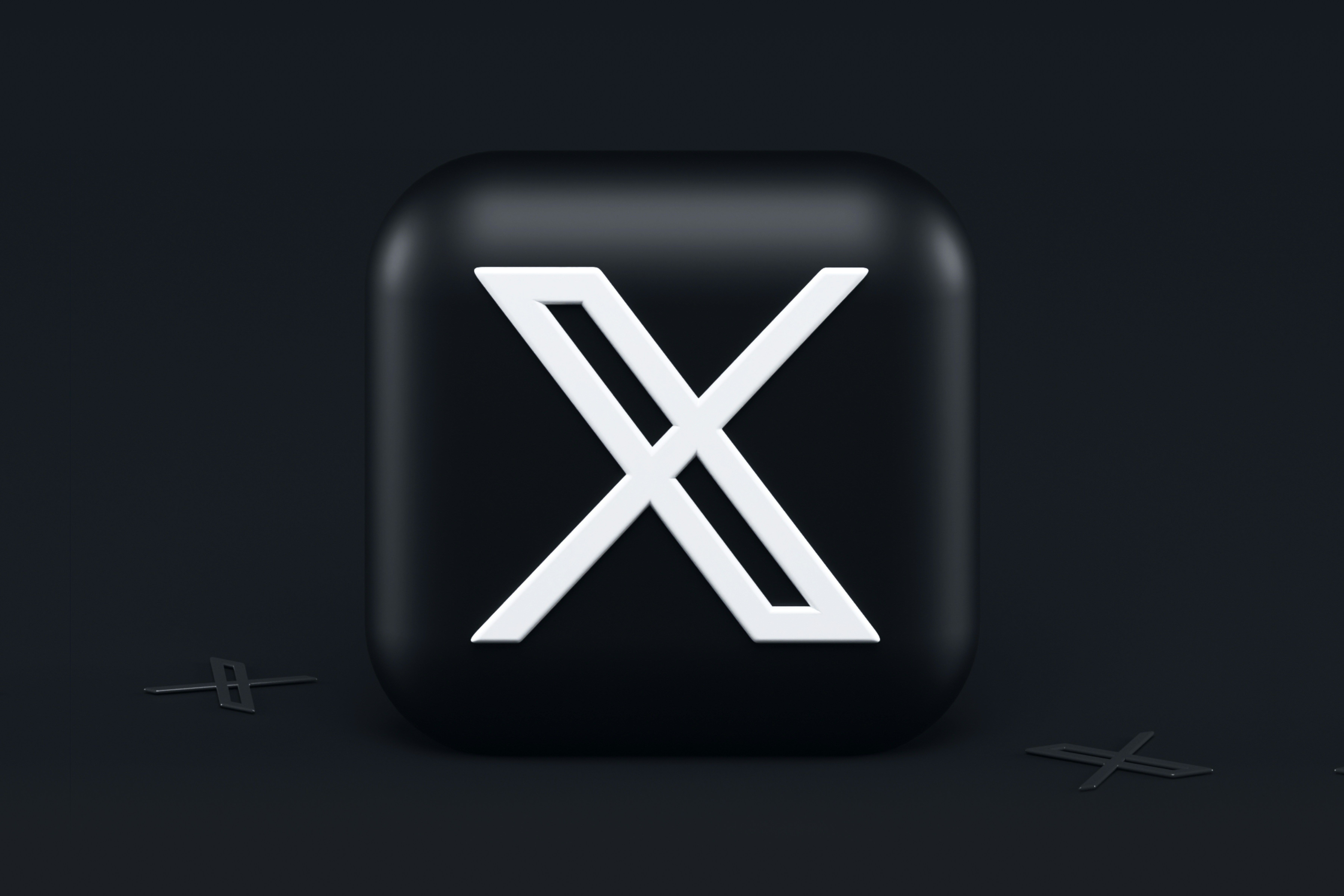 Black and white stylish X logo