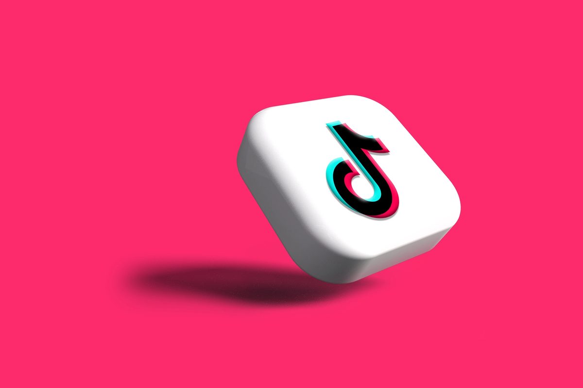 TikTok icon/logo rendered in 3D
