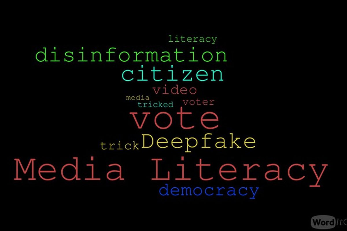 Infographic of the various ways deepfake is used