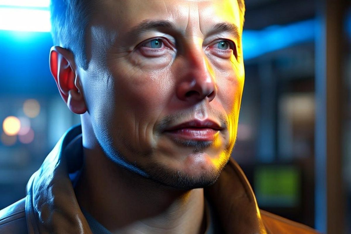 AI Generated image of Elon Musk seemingly livid