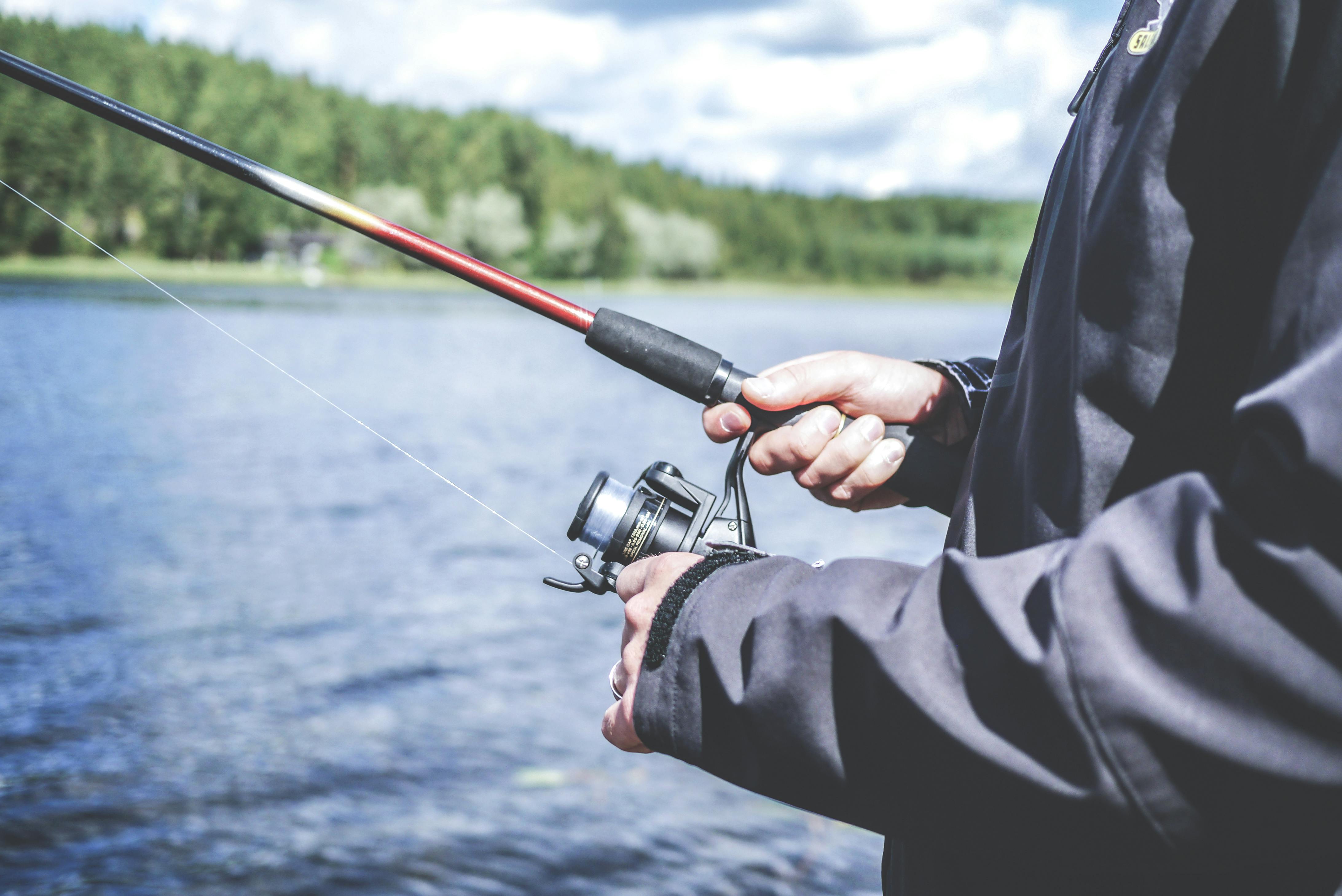 Person fishing