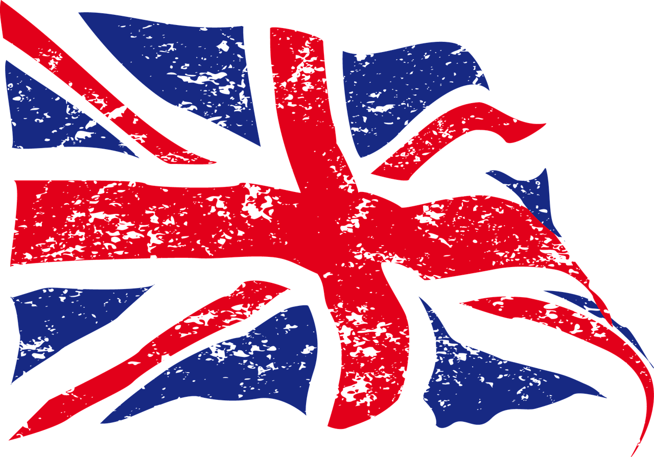 Stylized Union Jack as this article speaks of UK Law regarding Deepfake.