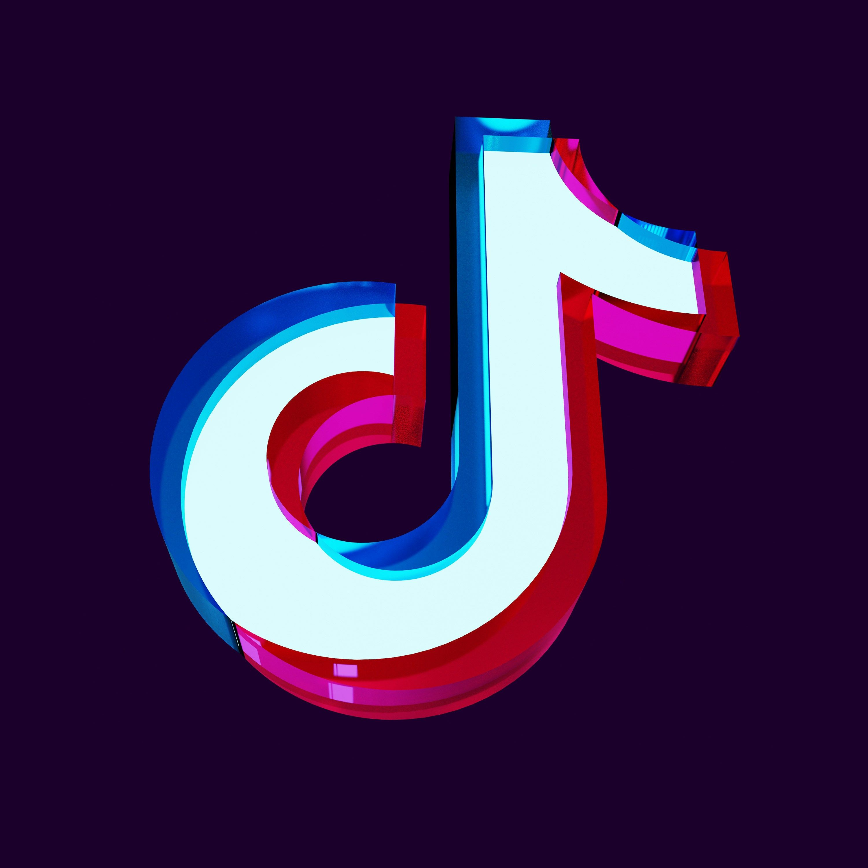 TikTok Icon 3D Rendered for design purposes