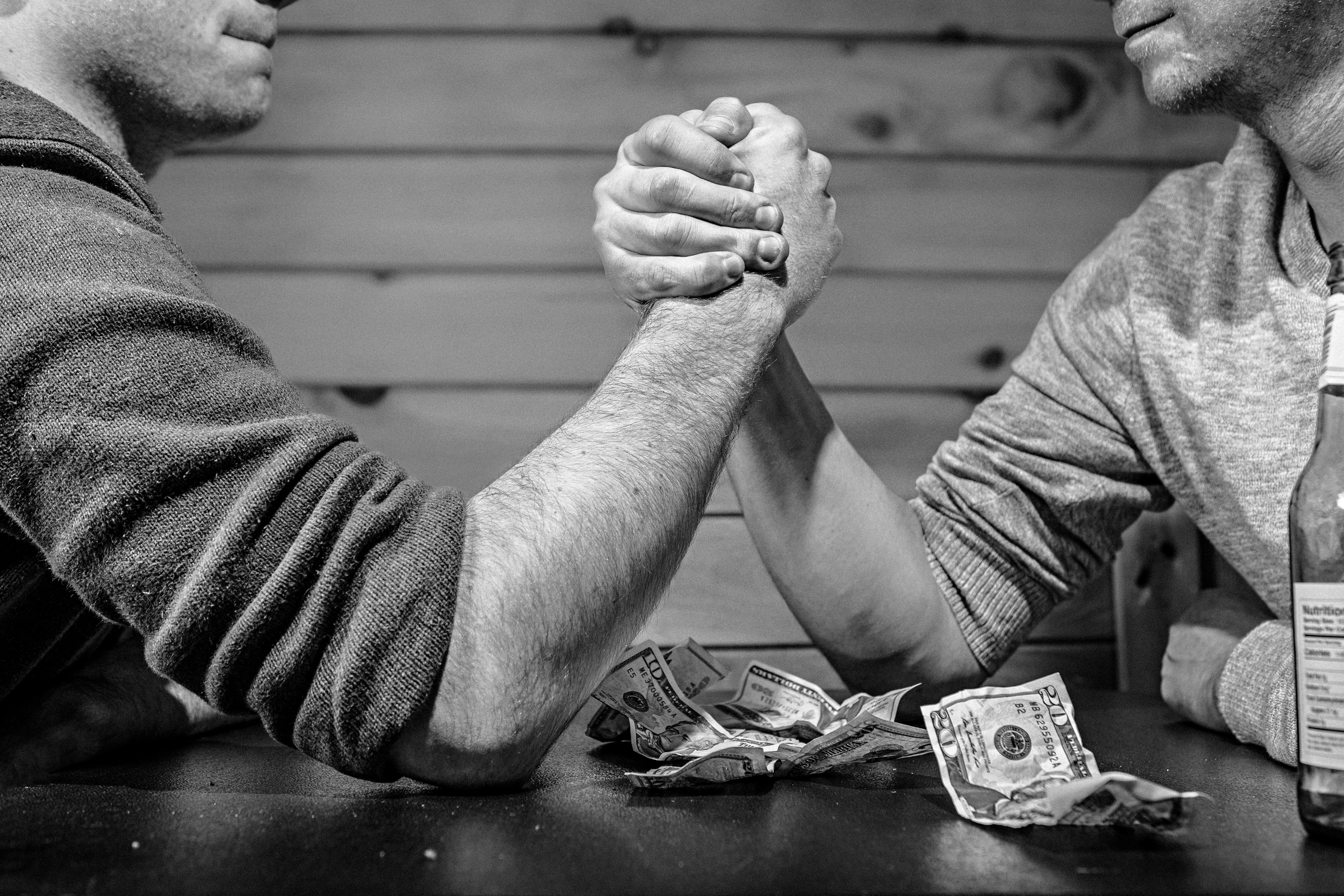 Arm wrestling competition