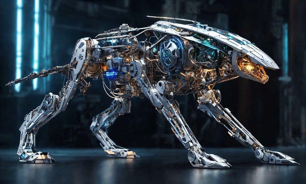 Futuristic AI Robodog