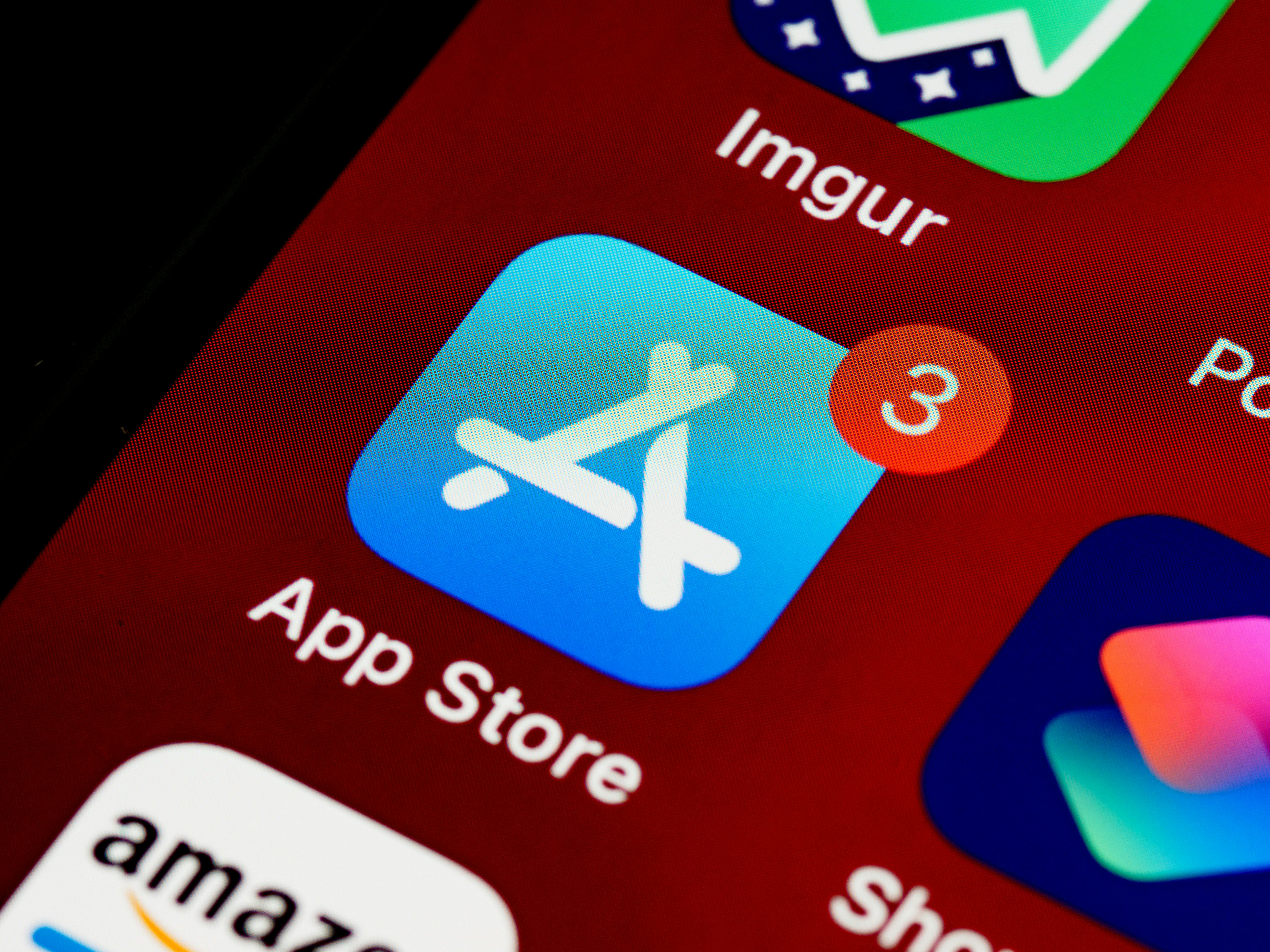 App Store icon on an iPhone