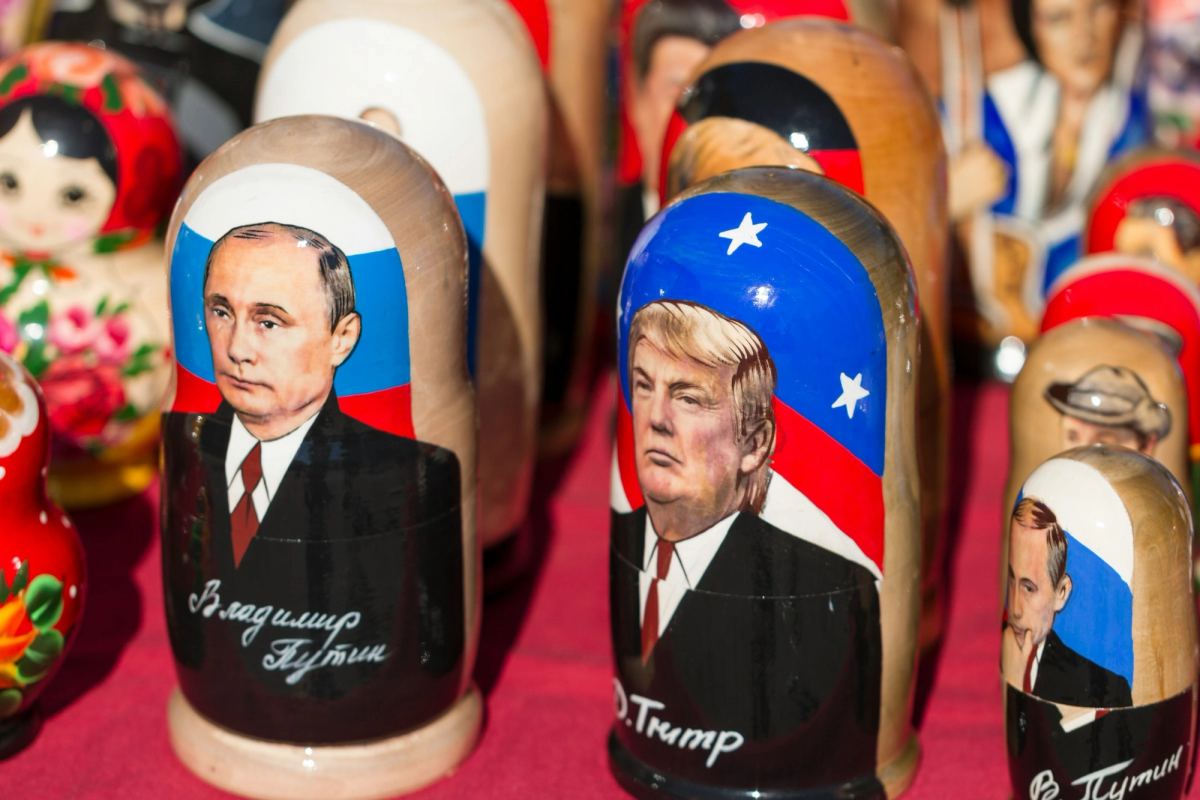 Dolls of Putin and Trump