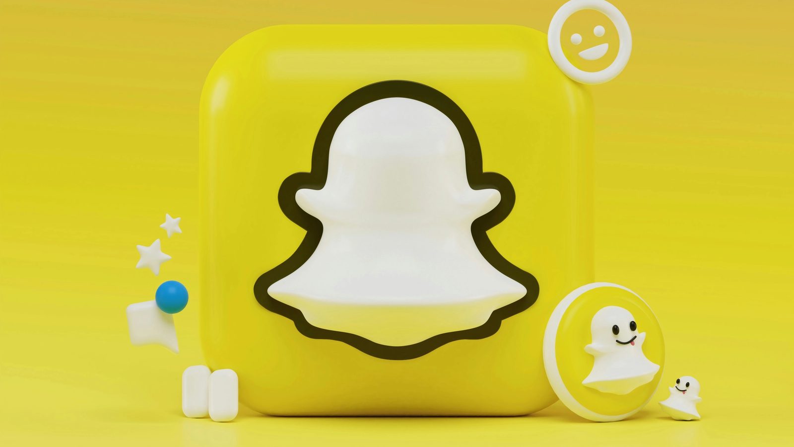 Main Image of post. 3D logo concept for Snapchat