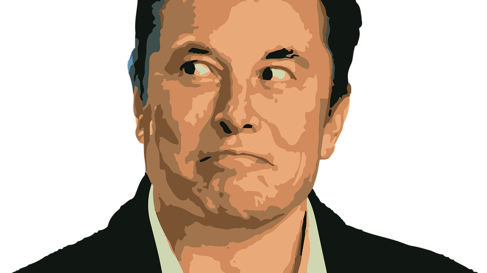 Main image - cartooned image of Elon Musk, owner of social media app X (formerly Twitter)