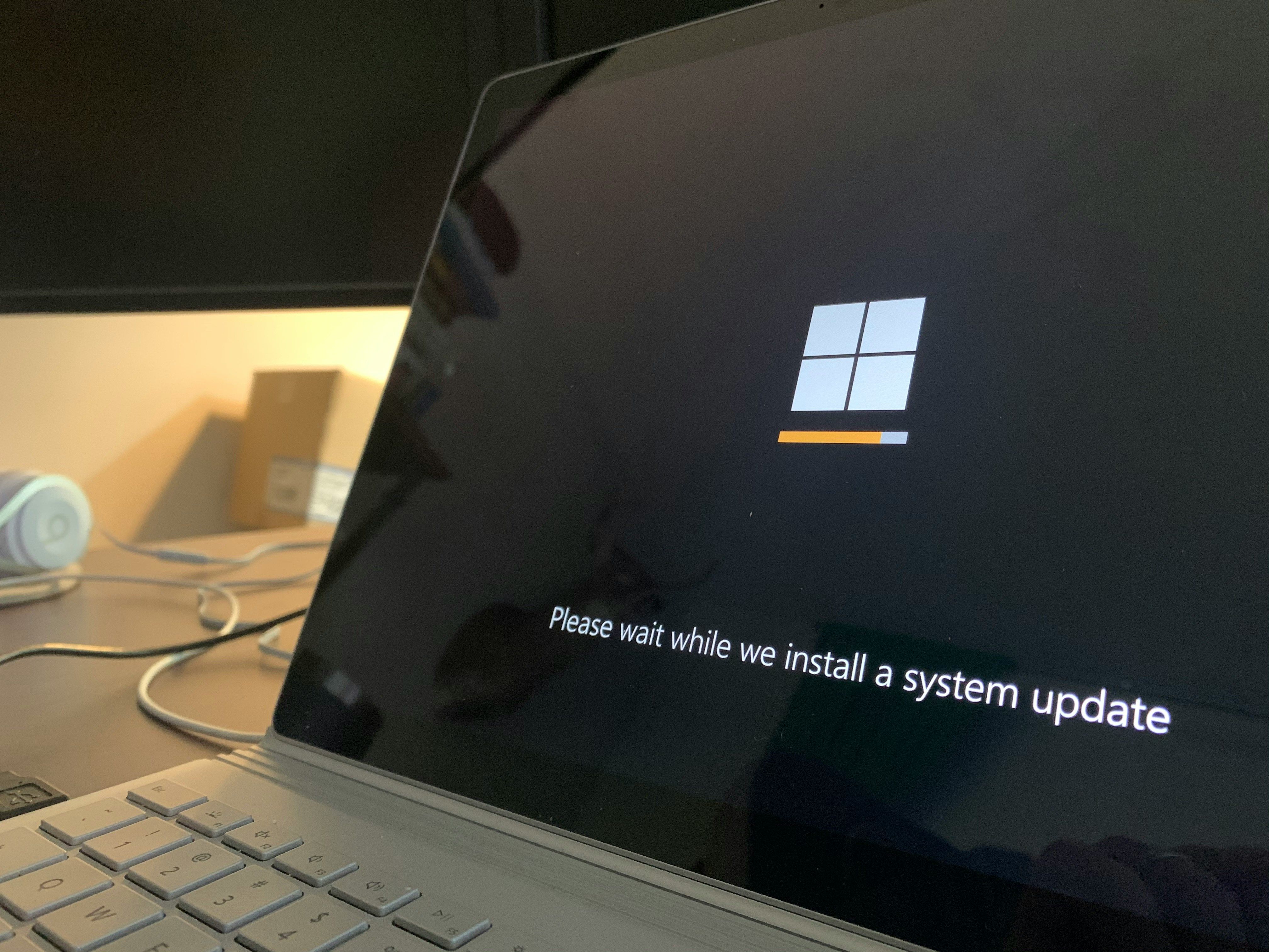 Windows installing a system update