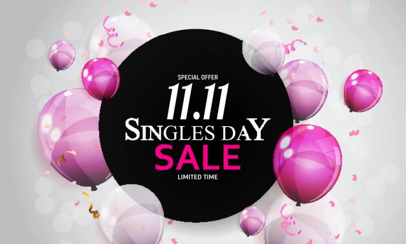 November 11 Singles Day Sale.