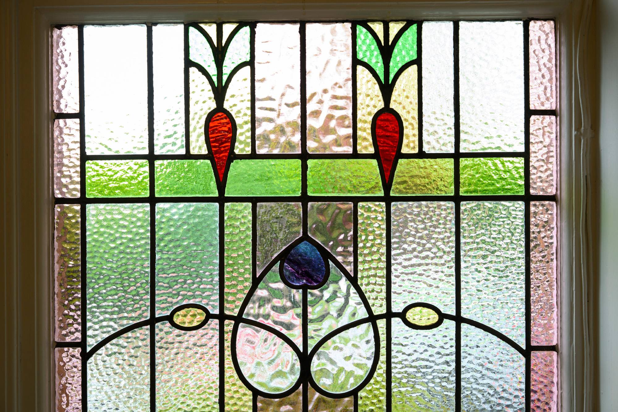 A stained-glass window in our practice
