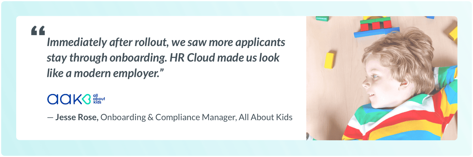 3. All About Kids – Compliance, Modernization, and More Applicants