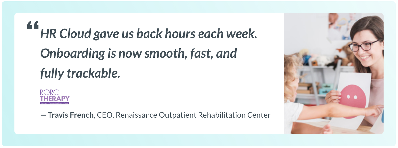 HR Cloud testimonial