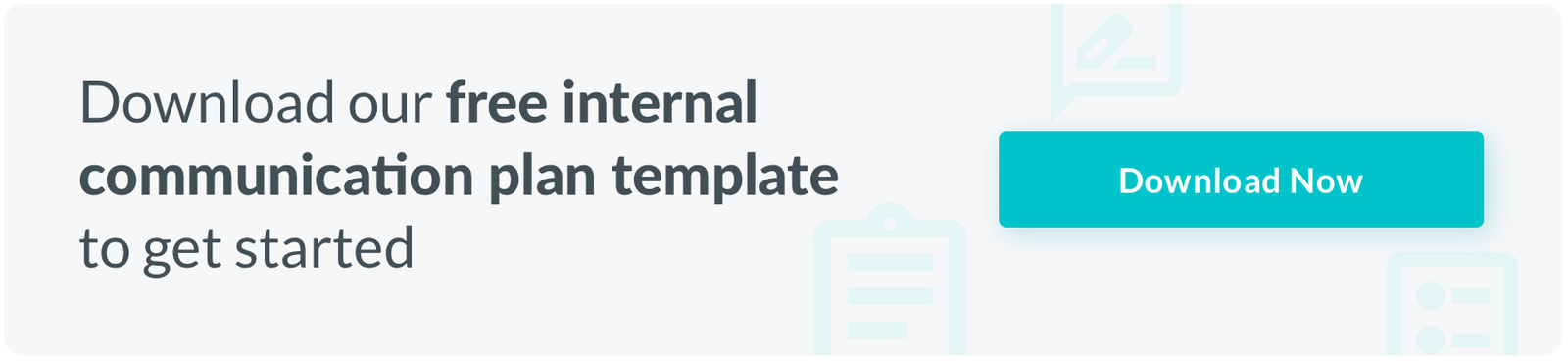 Download our free internal communication plan template to get started