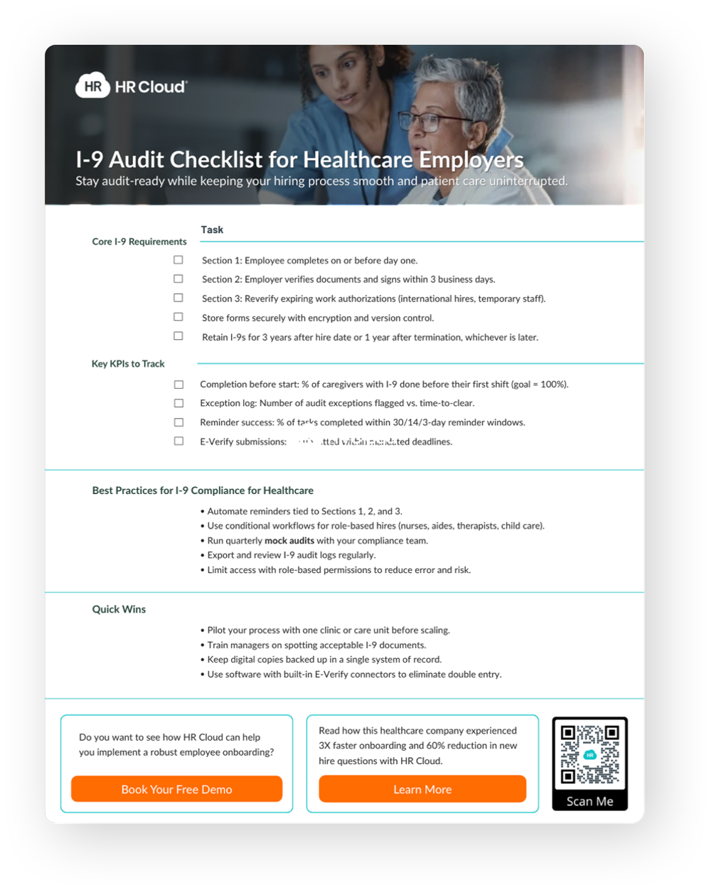 I-9 Audit Checklist for Healthcare Teams