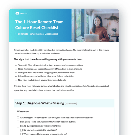 remote team checklist