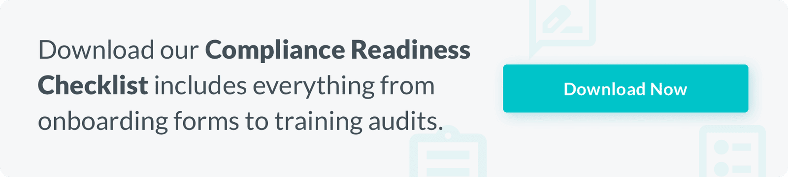 Compliance Readiness Checklist