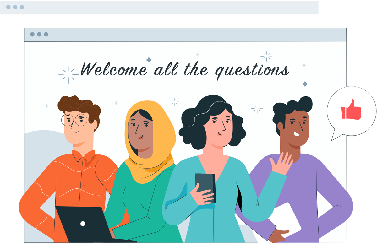 7. Encourage new hires to ask questions.