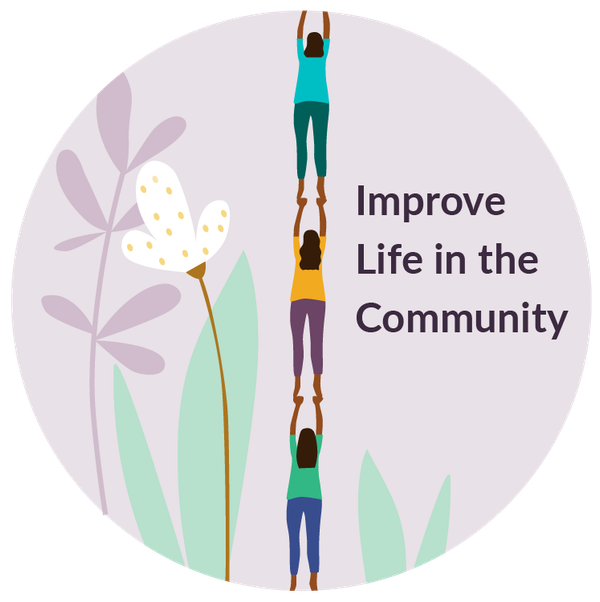 #4. Highlight those who improve life in the community.