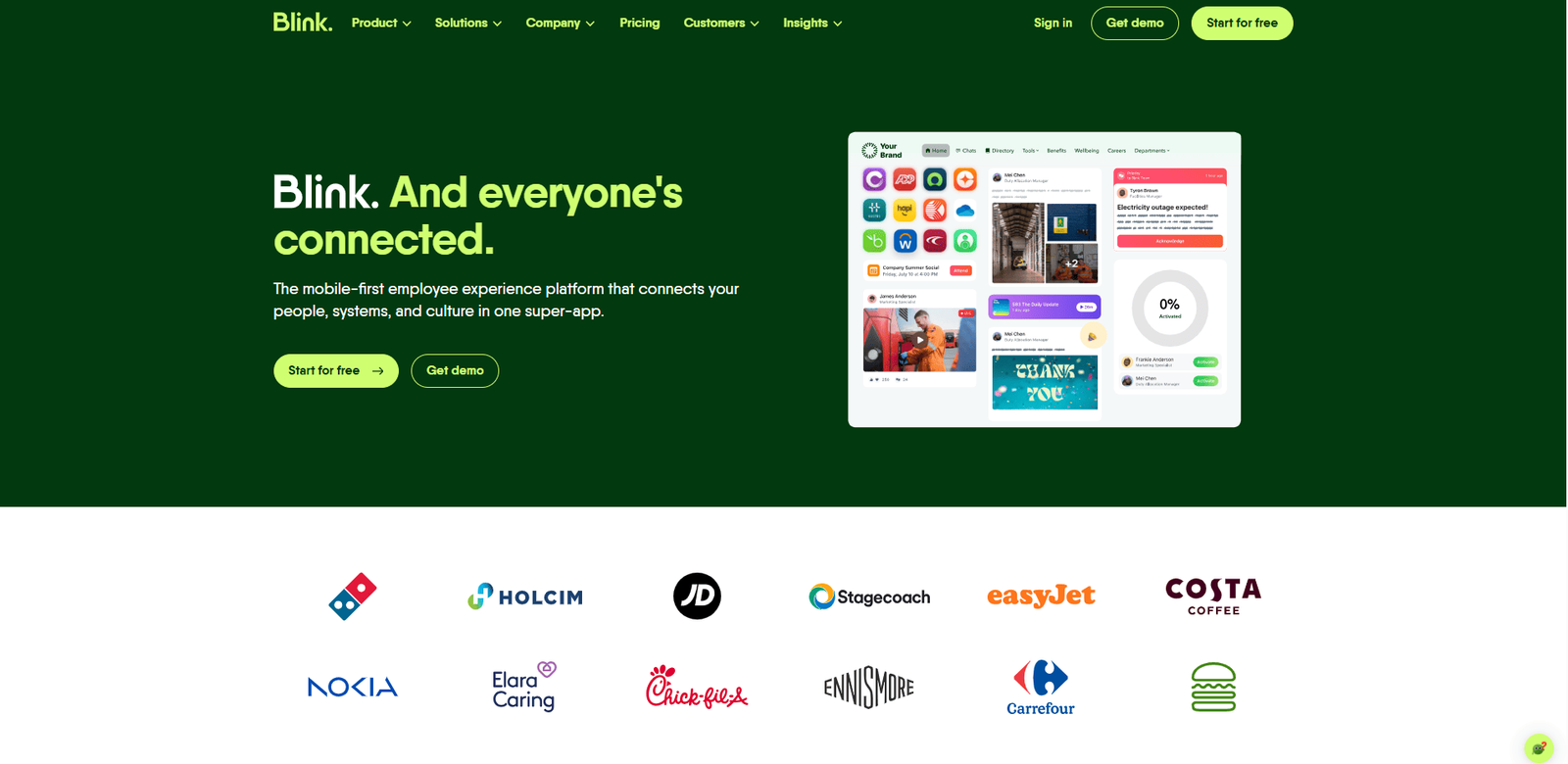 Blink: Limited Enterprise Features and Integratio