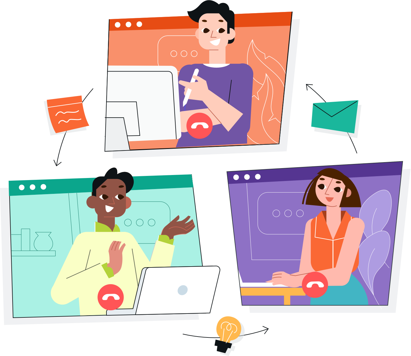 10. Holding virtual get- together through video calls: