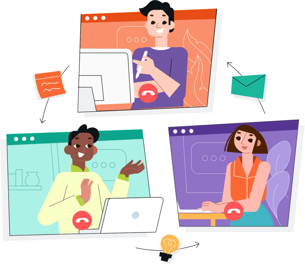 10. Holding virtual get- together through video calls: