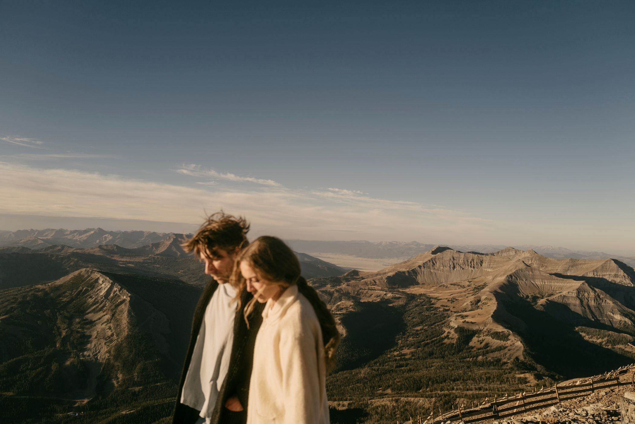 Scenery from the top of Lone Peak in summer