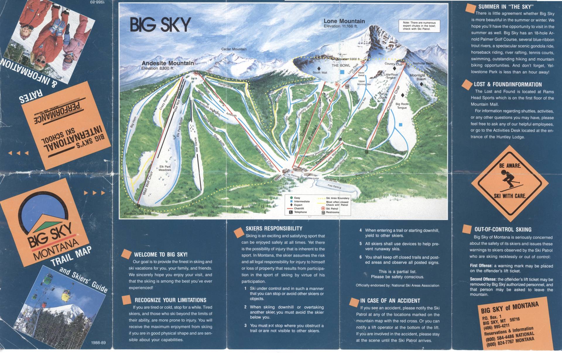1988 Trail Map