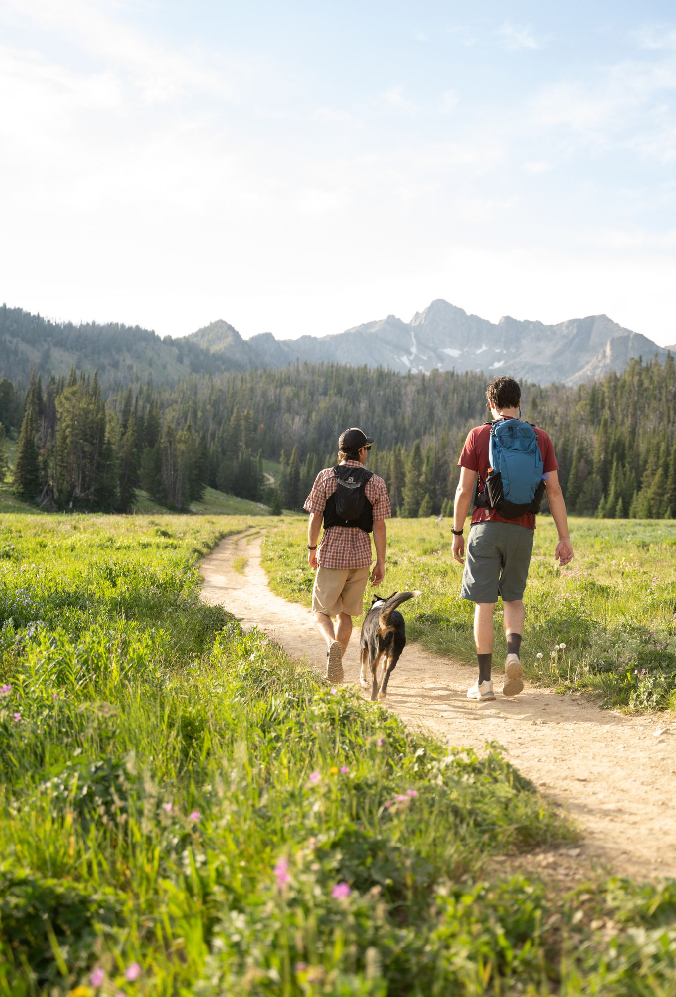 Beehive Basin Hiking Trail in Big Sky, Montana