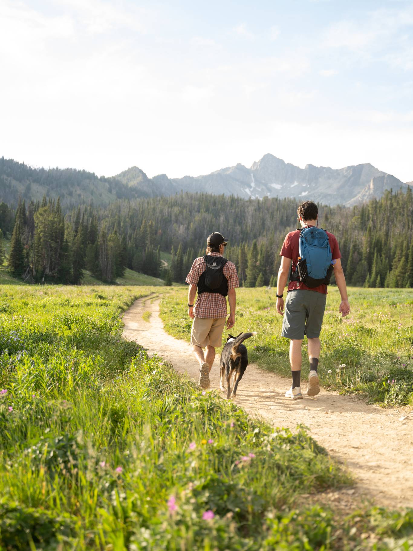 Beehive Basin Hiking Trail in Big Sky, Montana