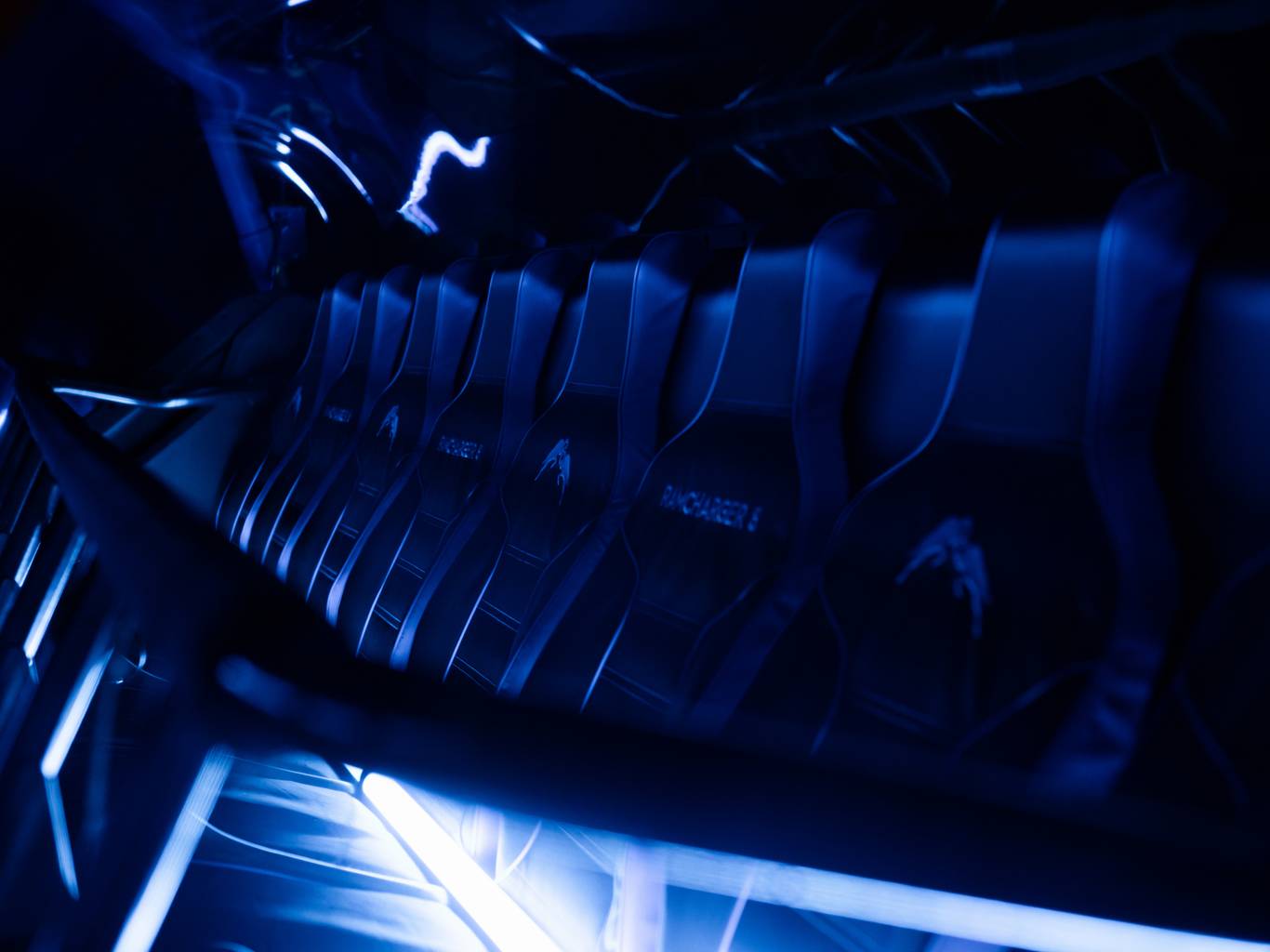 Heated chairlift seats