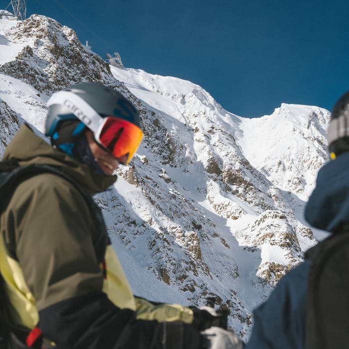Group of skiers at Big Sky Resort